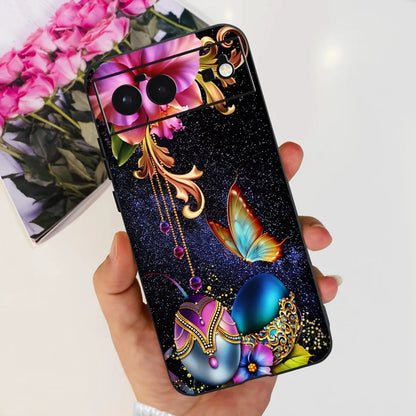 For Cover Google Pixel 6 Case Cute Cat Cartoon Bumper Back Shockproof Soft TPU Case For Google Pixel 6A 6PRO Pixel 6 Phone Cases