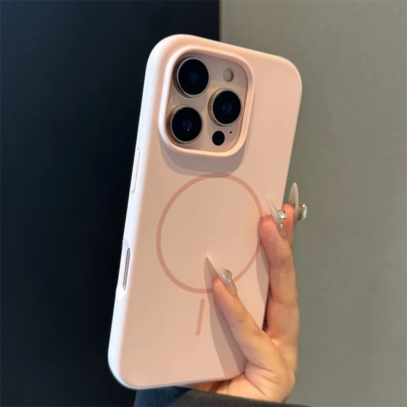 Original Liquid Silicon Magsafe Case For iPhone 17 Air 16 15 Plus 14 13 12 11 Pro Max Magnetic Wireless Charge Soft Rubber Cover