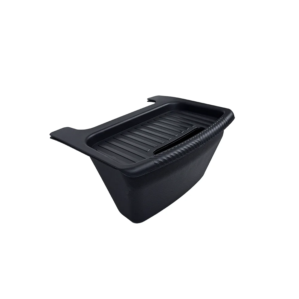 Rear Seat Storage Box for Tesla New Model Y 2025-2020 Launch Juniper Organizer Bins Backseat Trash Can Garbage Bag Tray