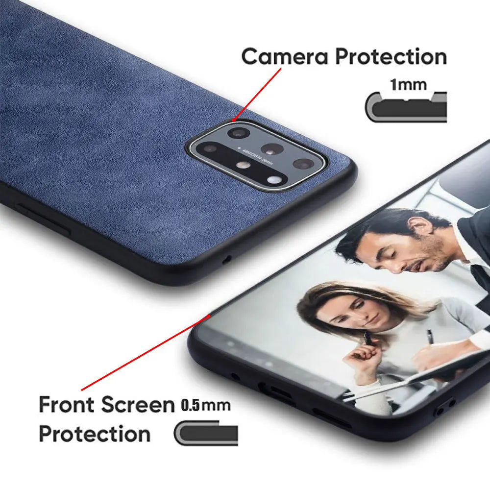 Luxury PU Leather Phone Case For Samsung Galaxy Z Flip Fold 7 Fe 6 5 4 3 Classic Lambskin Texture Shockproof Silicone Back Cover