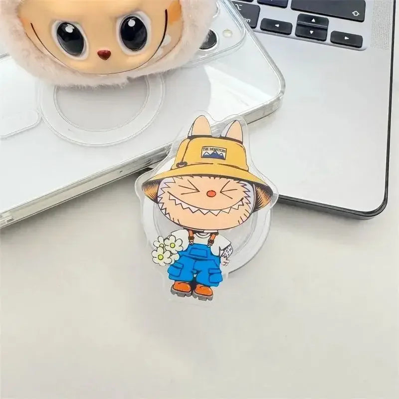 NEW Korea INS Y2K Cartoon Holder For Magsafe Pop.sockets Magnetic Griptok Grip Tok Stand Foldable Phone Bracket Case Accessories