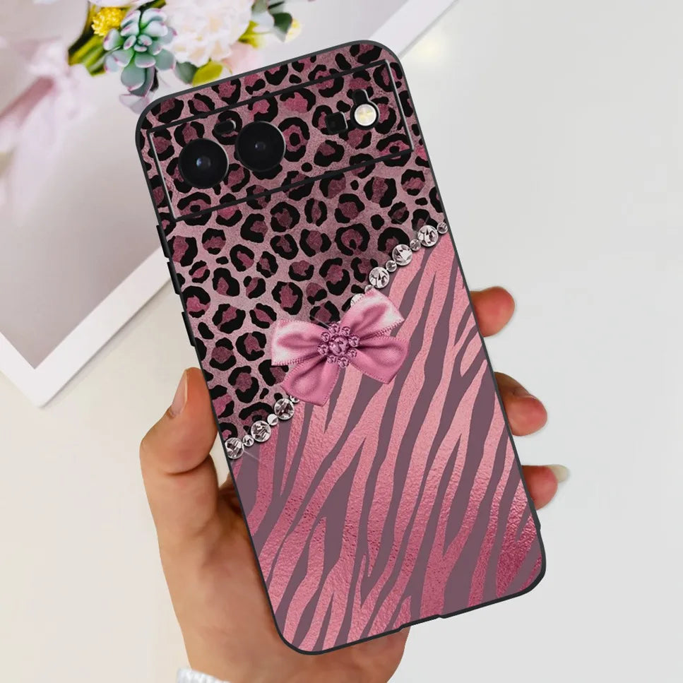 For Cover Google Pixel 6 Case Cute Cat Cartoon Bumper Back Shockproof Soft TPU Case For Google Pixel 6A 6PRO Pixel 6 Phone Cases