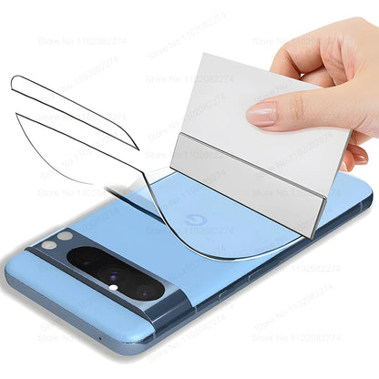 4-1Pcs Front Back Full Cover Screen Protector for Google Pixel 8 7 6 Pro Hydrogel Films for Google 7A 6A Accessories Sott Film