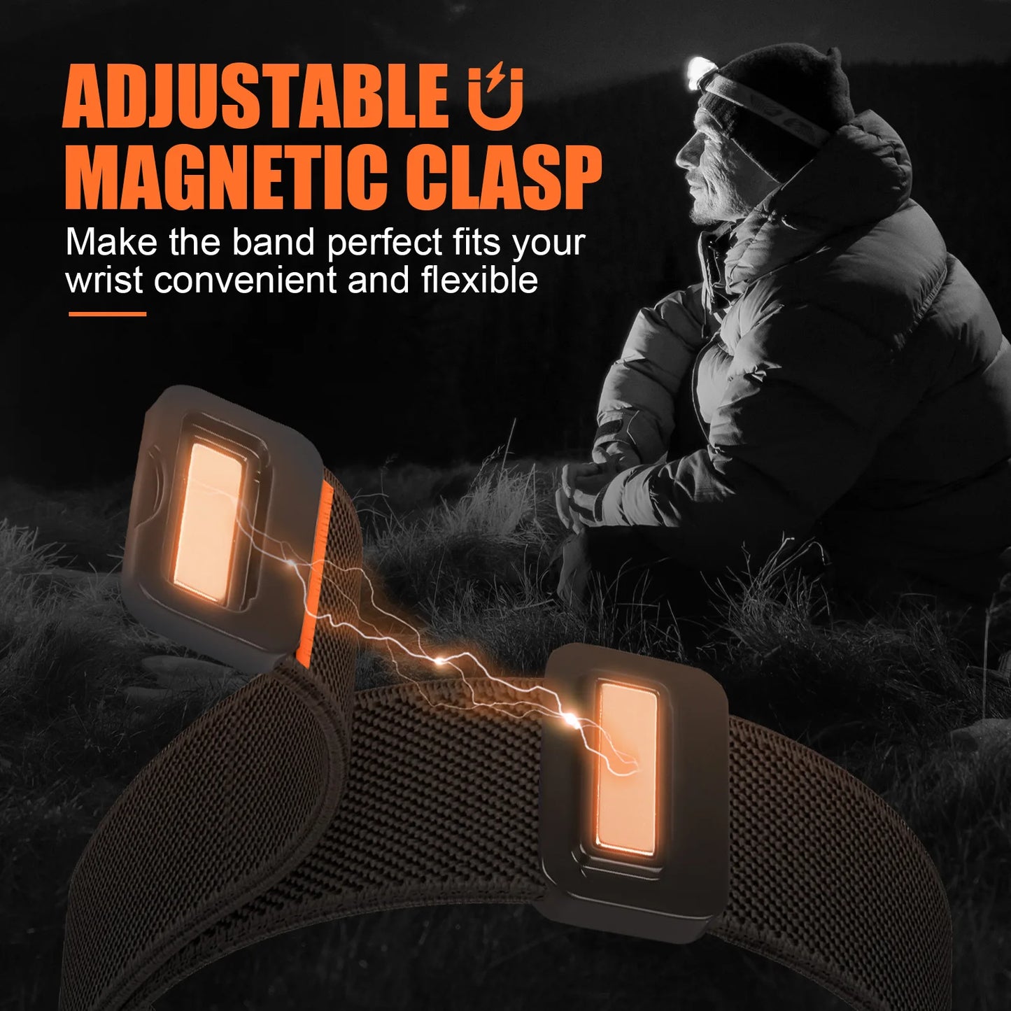 Magnetic Nylon Strap for Apple Watch Band Ultra 2 49mm 45mm 41mm Bracelet Iwatch Series 10 9 8 7 6 SE 5 4 3 38 46 42mm 44mm 40mm