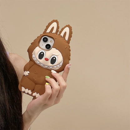 Stereoscopic Tab Suitable For iPhone 15 Pro Max Phone Case 14 13 Pro Silicone Soft Case 12 11 Full Protective Case