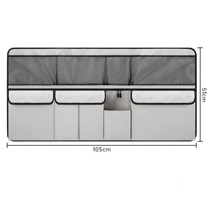 Car trunk storage bag SUV car seat back hanging bag Multi functional storage mesh bag Car interior storage items