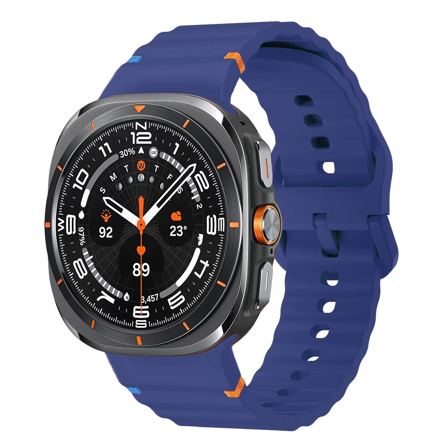 Silicone Band for Samsung Galaxy Watch ultra Strap 47mm Bracelet correa Galaxy Watch 7 6/6 Classic/5 pro/4 44mm 40mm 43mm 46mm