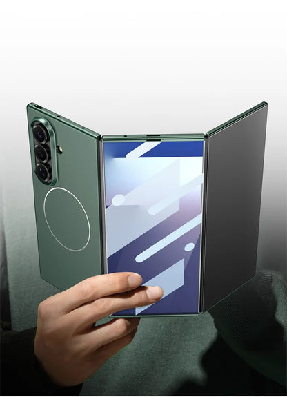 Magnetic Cover For Samsung Galaxy Z TriFold Case Hard Ultra-thin Full Edge Glass Screen Protector