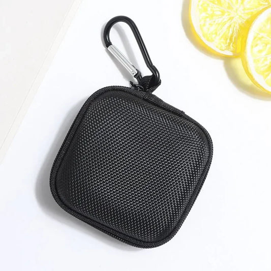 Hard Portable Shockproof Headphone Earphone Accessories Case Memory Card USB Cable Headset Storage Bag