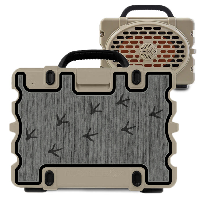 "Turkey Tracks" - Custom Speaker Shell for Turtlebox or Ecoxgear Defender