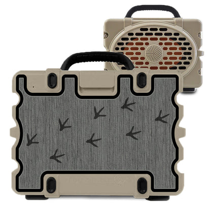 "Turkey Tracks" - Custom Speaker Shell for Turtlebox or Ecoxgear Defender