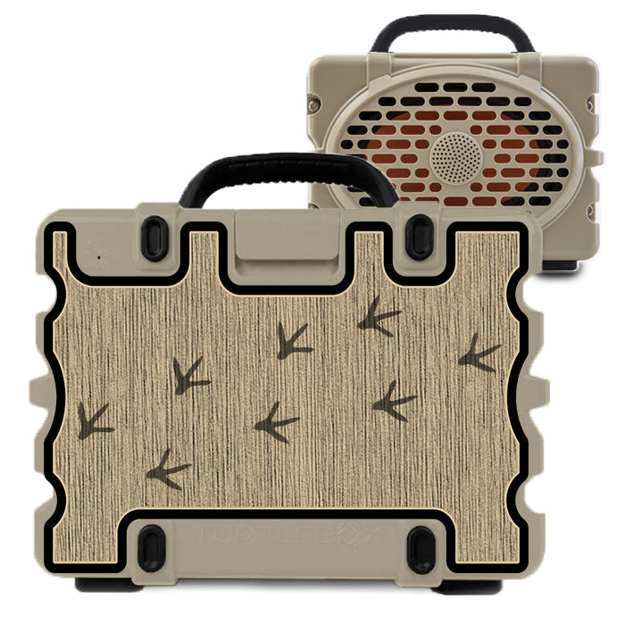 "Turkey Tracks" - Custom Speaker Shell for Turtlebox or Ecoxgear Defender