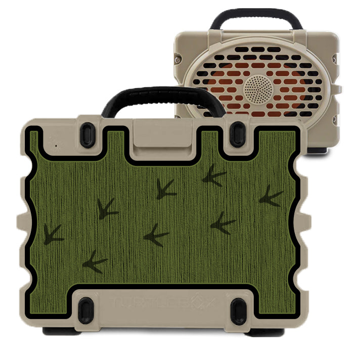 "Turkey Tracks" - Custom Speaker Shell for Turtlebox or Ecoxgear Defender