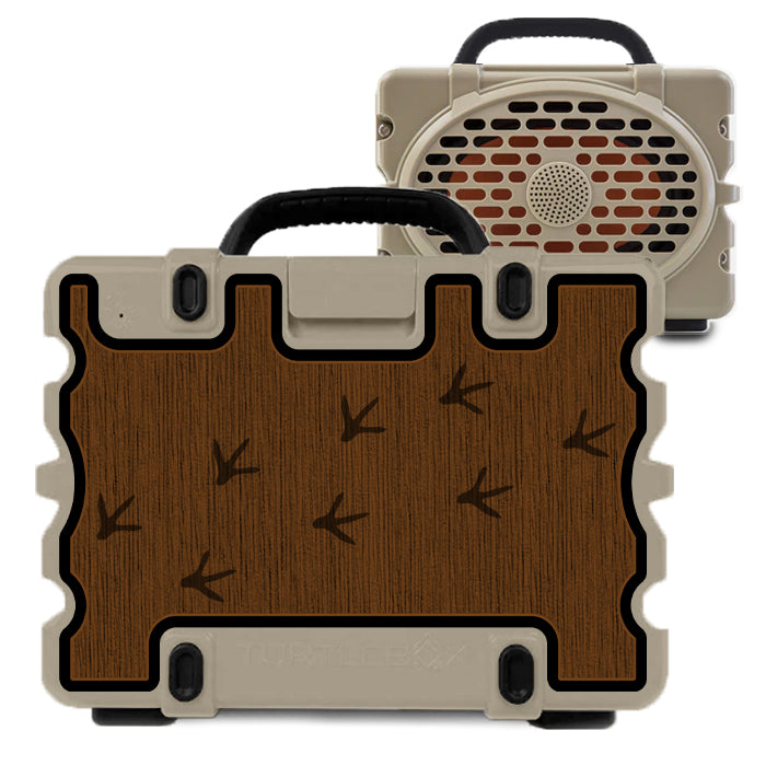 "Turkey Tracks" - Custom Speaker Shell for Turtlebox or Ecoxgear Defender