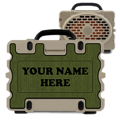 "Whose Is It" - Custom Speaker Shell for Turtlebox or Ecoxgear Defender