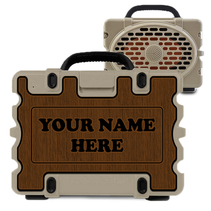 "Whose Is It" - Custom Speaker Shell for Turtlebox or Ecoxgear Defender