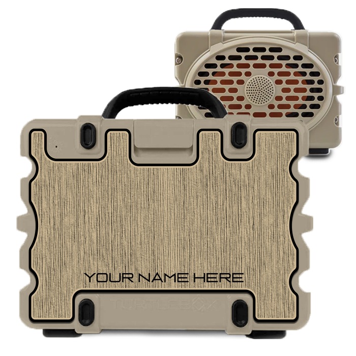 "Whose Is It" - Custom Speaker Shell for Turtlebox or Ecoxgear Defender