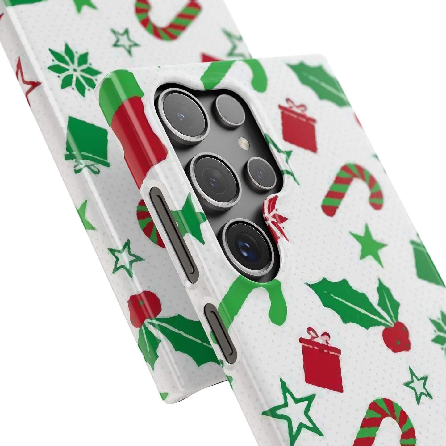 Custom Samsung Tough Phone Case – Christmas Santa Holiday Design, Festive Xmas Protection - covers4phones
