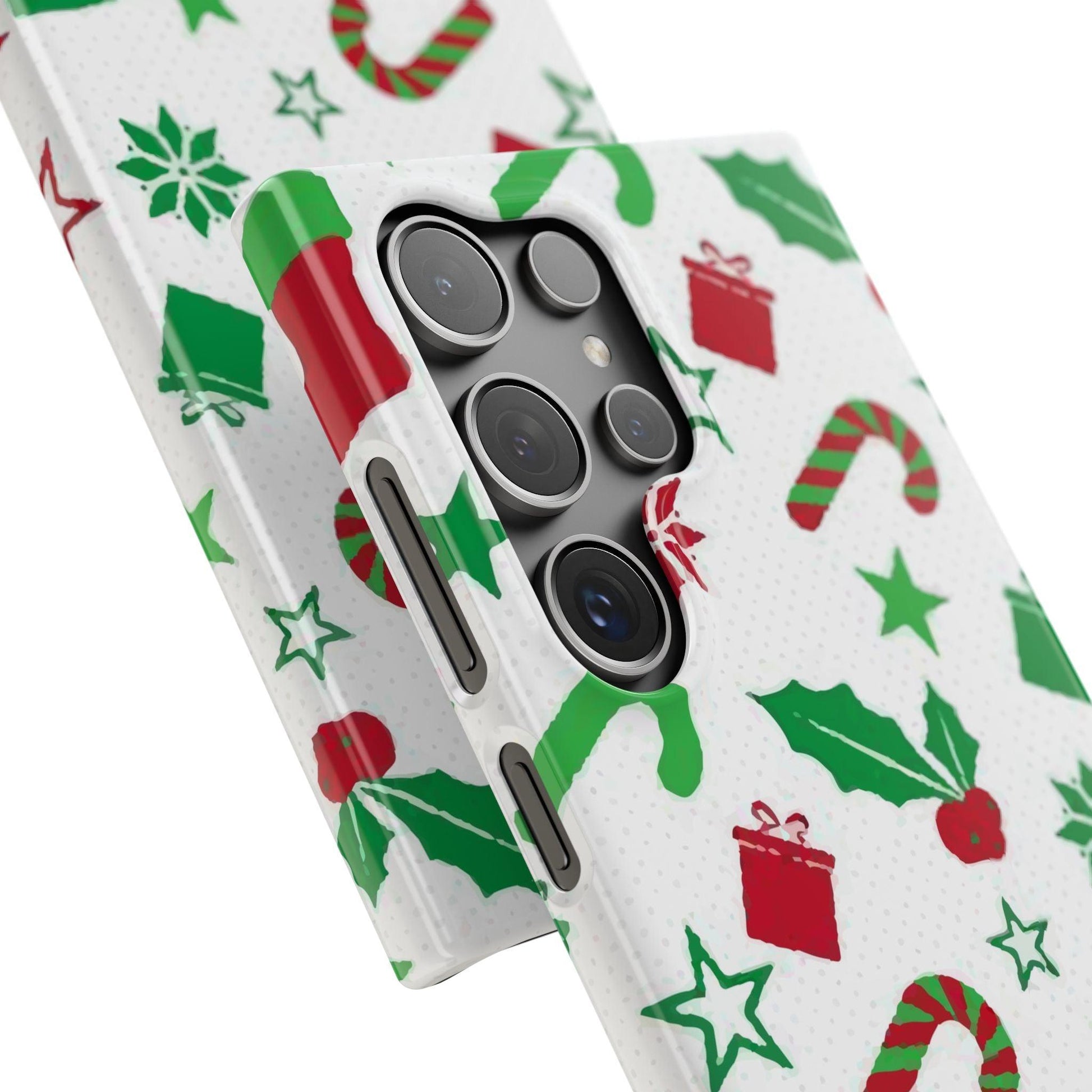 Custom Samsung Tough Phone Case – Christmas Santa Holiday Design, Festive Xmas Protection - covers4phones