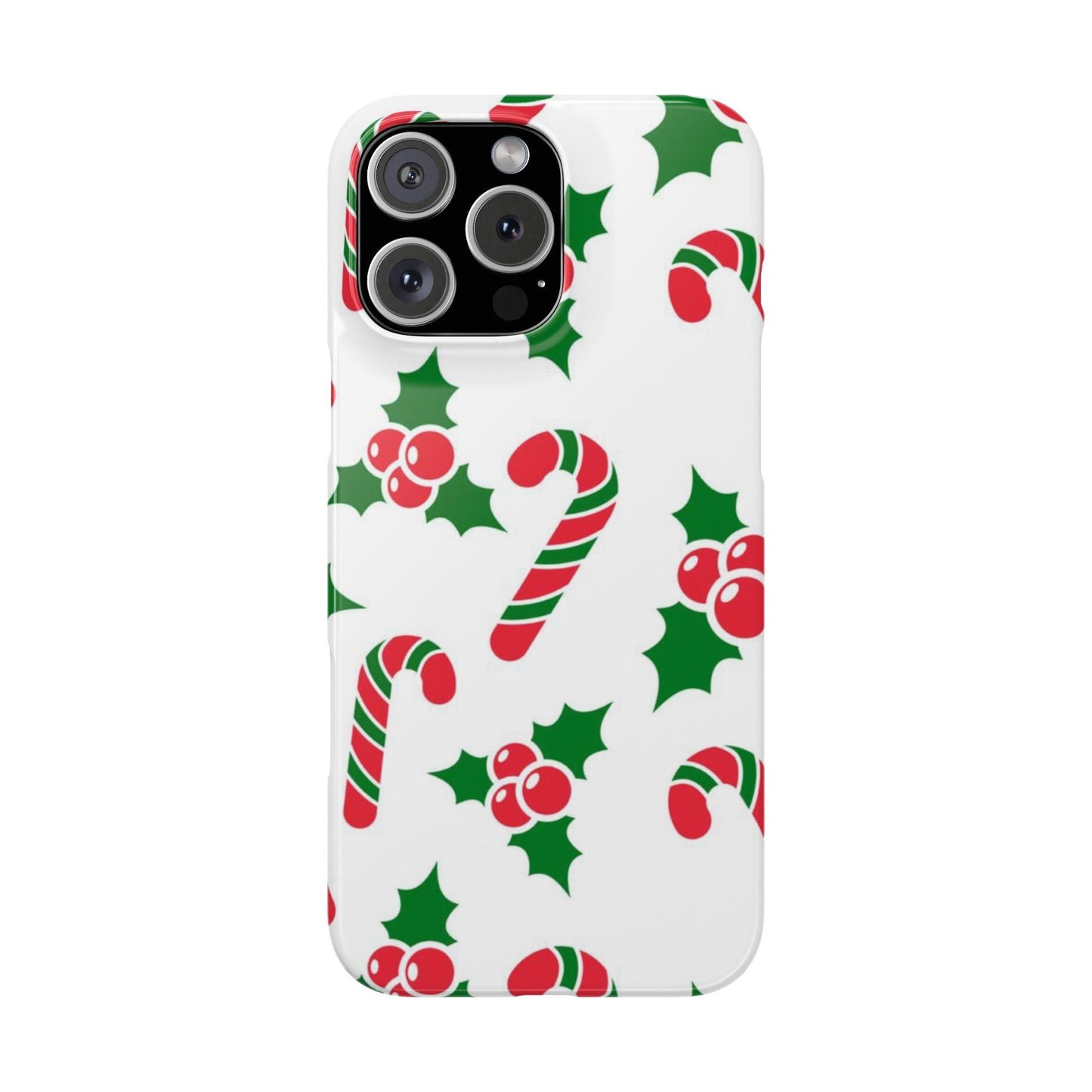 Custom iPhone Tough Phone Case – Christmas Santa Holiday Design, Festive Xmas Protection - covers4phones