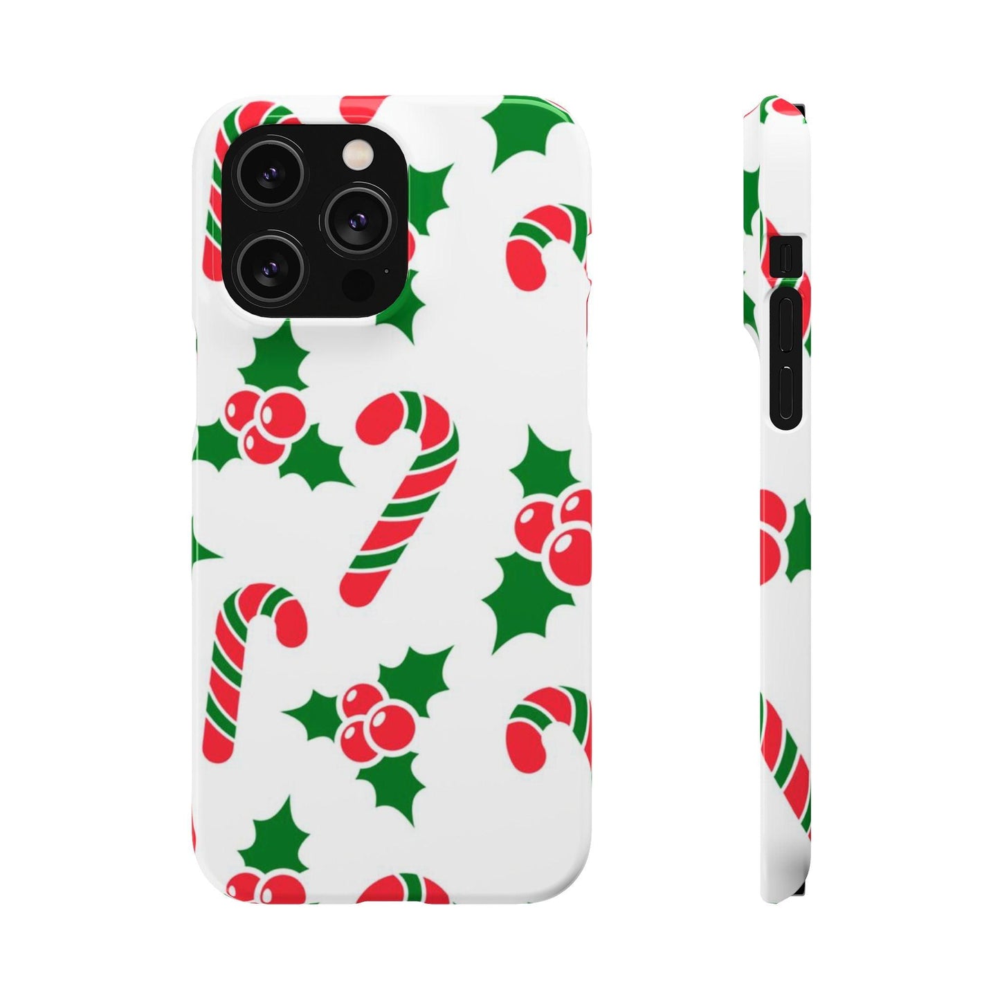 Custom iPhone Tough Phone Case – Christmas Santa Holiday Design, Festive Xmas Protection - covers4phones
