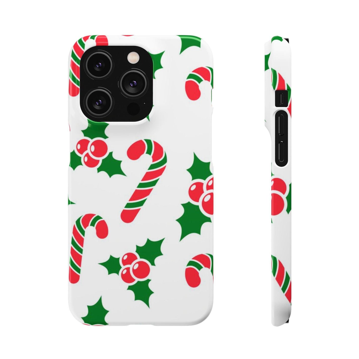 Custom iPhone Tough Phone Case – Christmas Santa Holiday Design, Festive Xmas Protection - covers4phones