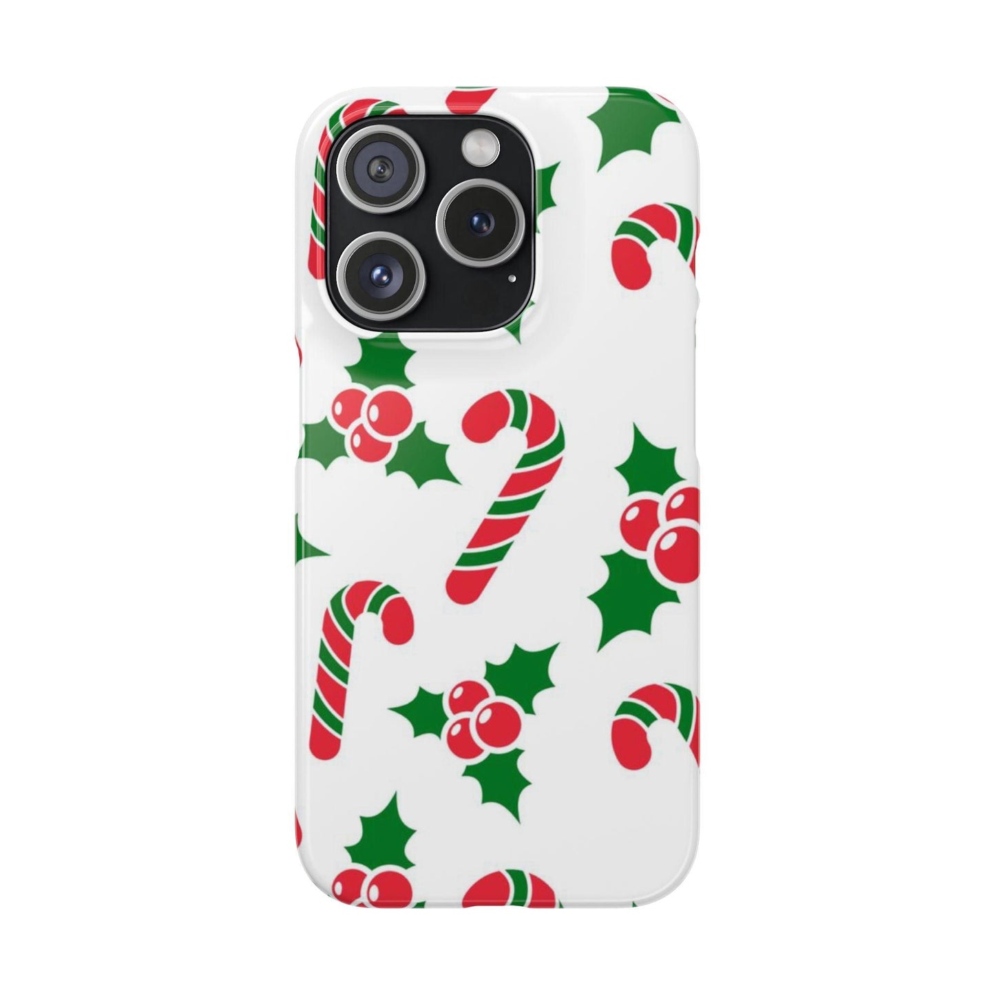 Custom iPhone Tough Phone Case – Christmas Santa Holiday Design, Festive Xmas Protection - covers4phones