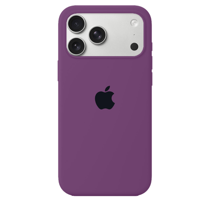 iPhone Silicone Case (Eggplant)
