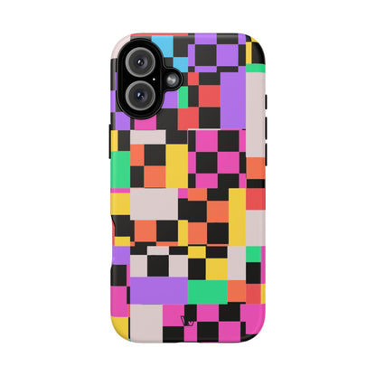 MASHED UP CHECKERBOARD | Tough Phone Case