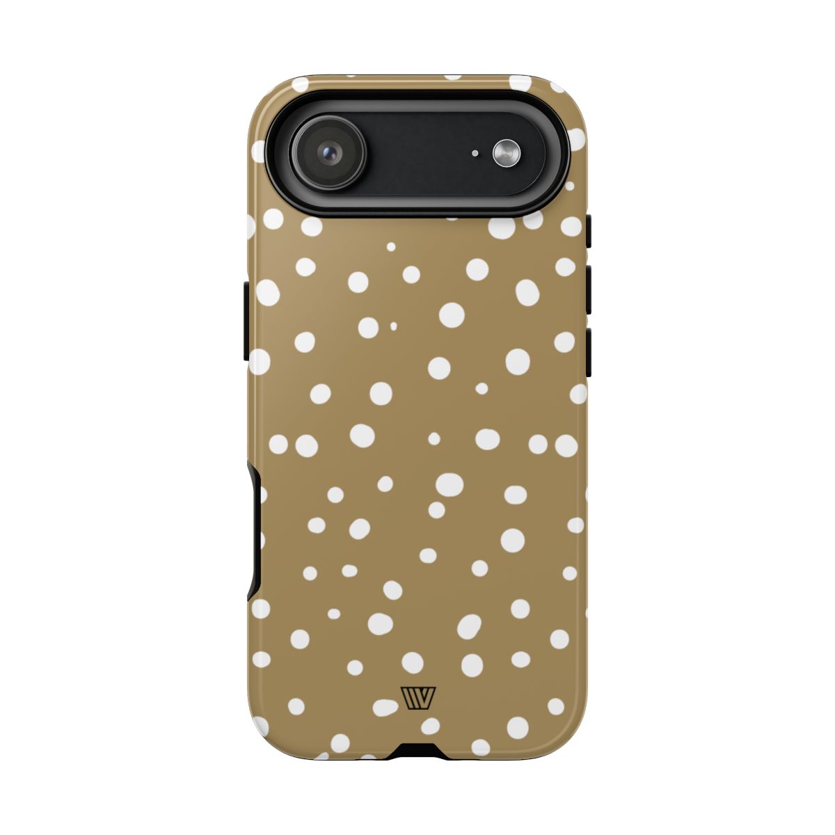 DARK BEIGE DOTS | Tough Phone Case
