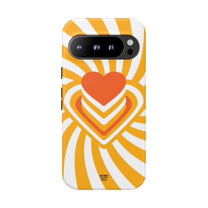 HEART RAY STACK | Tough Phone Case