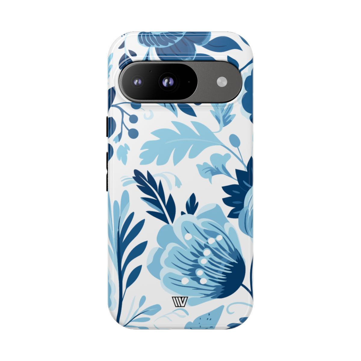 BLUE WHITE FLOWERS | Tough Phone Case