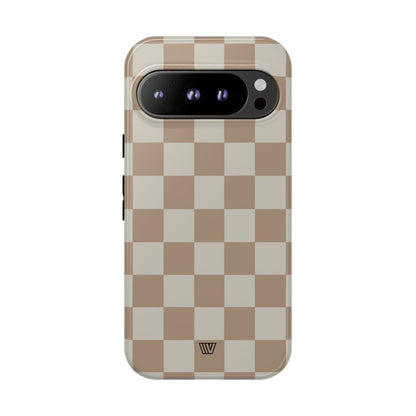 NEUTRAL CHECKERBOARD | Tough Phone Case