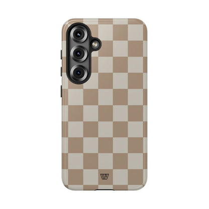 NEUTRAL CHECKERBOARD | Tough Phone Case