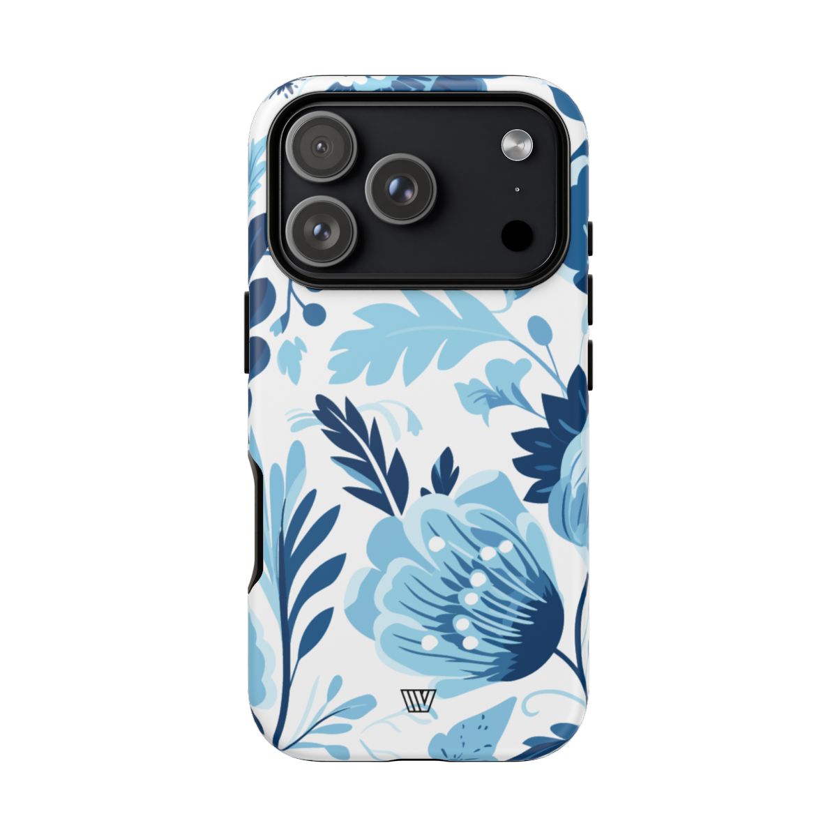 BLUE WHITE FLOWERS | Tough Phone Case