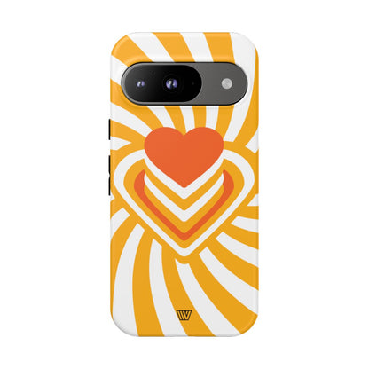 HEART RAY STACK | Tough Phone Case