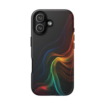 COLORFUL ABSTRACT LINES | Tough Phone Case