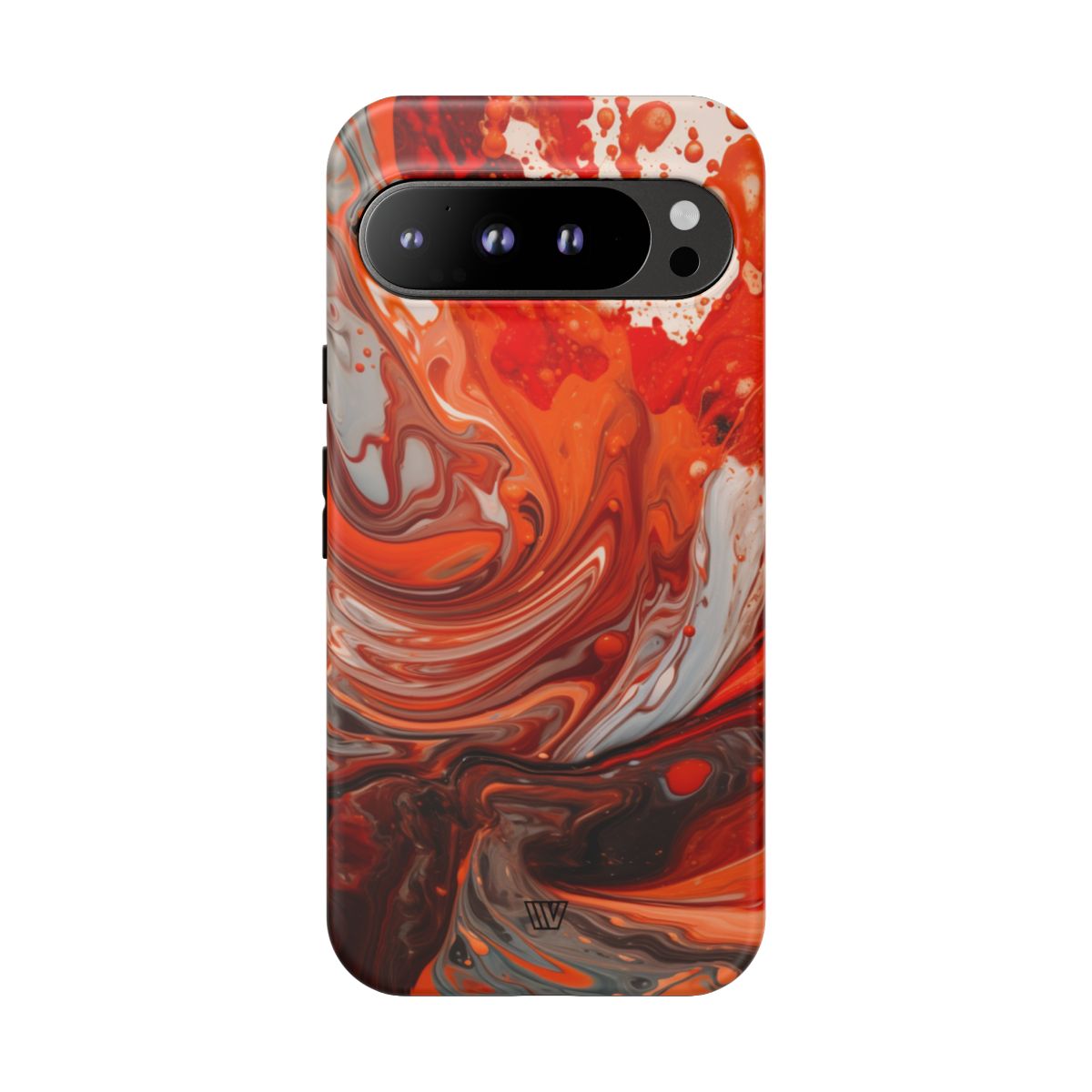 WHITE FIRE PAINT SWIRL | Tough Phone Case