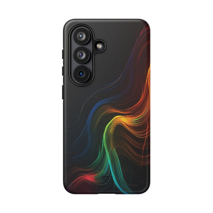 COLORFUL ABSTRACT LINES | Tough Phone Case