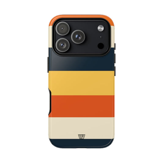 BEACH SUNSET STRIPES | Tough Phone Case