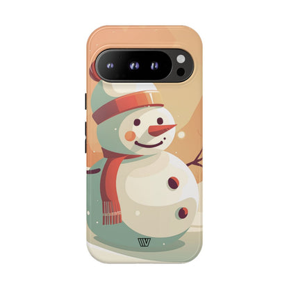 SUNSET SNOWMAN | Tough Phone Case