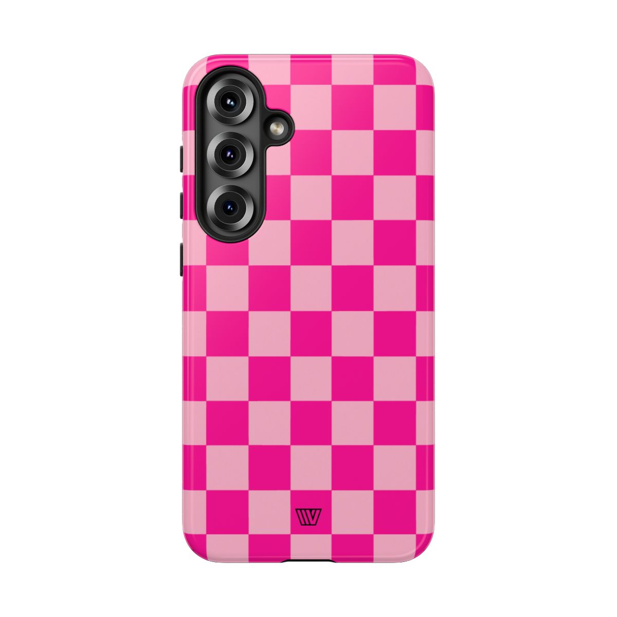 HOT PINK CHECKERBOARD | Tough Phone Case