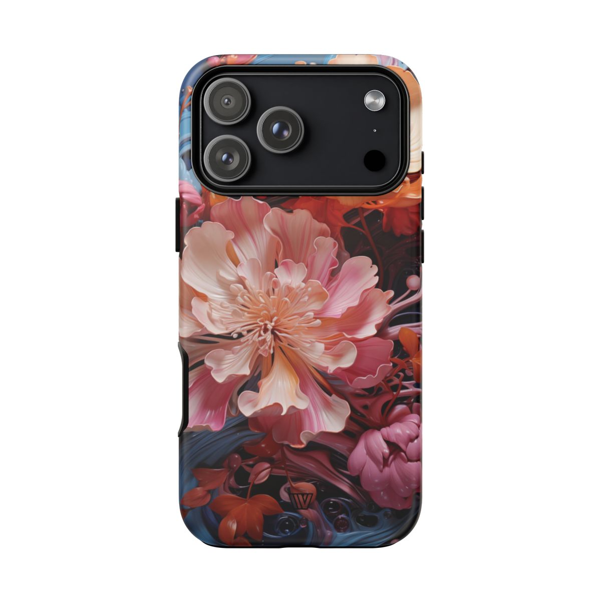 PAINT SWIRL FLOWERS | Tough Phone Case