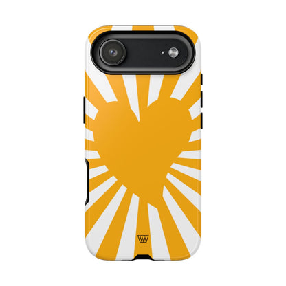 HEART SUN RAYS | Tough Phone Case
