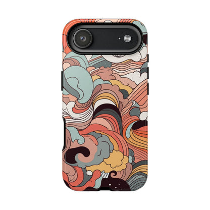 ABSTRACT DOODLE CLOUDS | Tough Phone Case