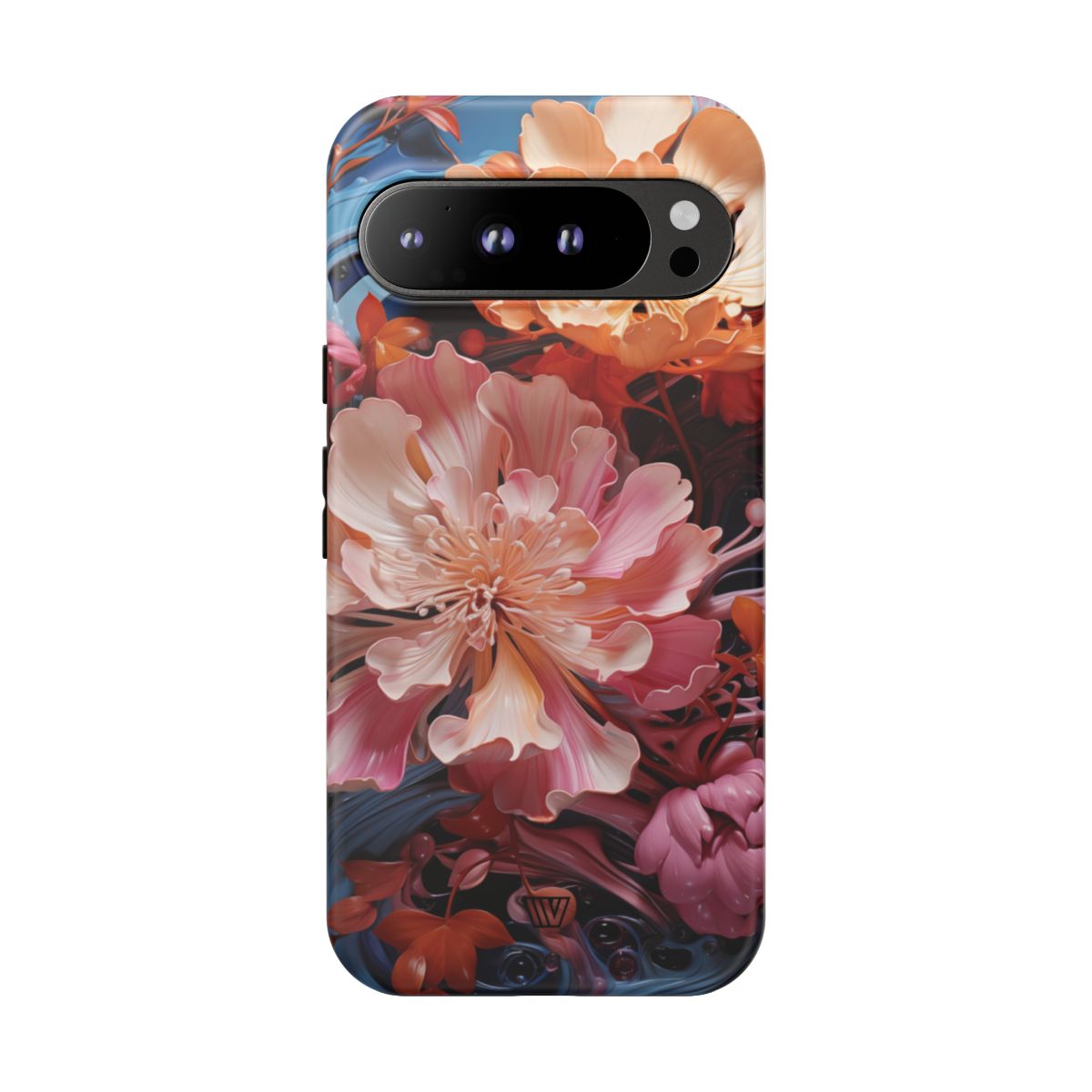 PAINT SWIRL FLOWERS | Tough Phone Case