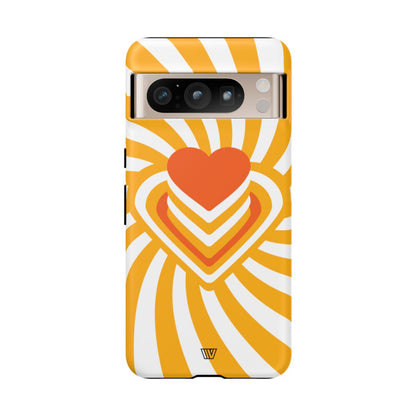 HEART RAY STACK | Tough Phone Case