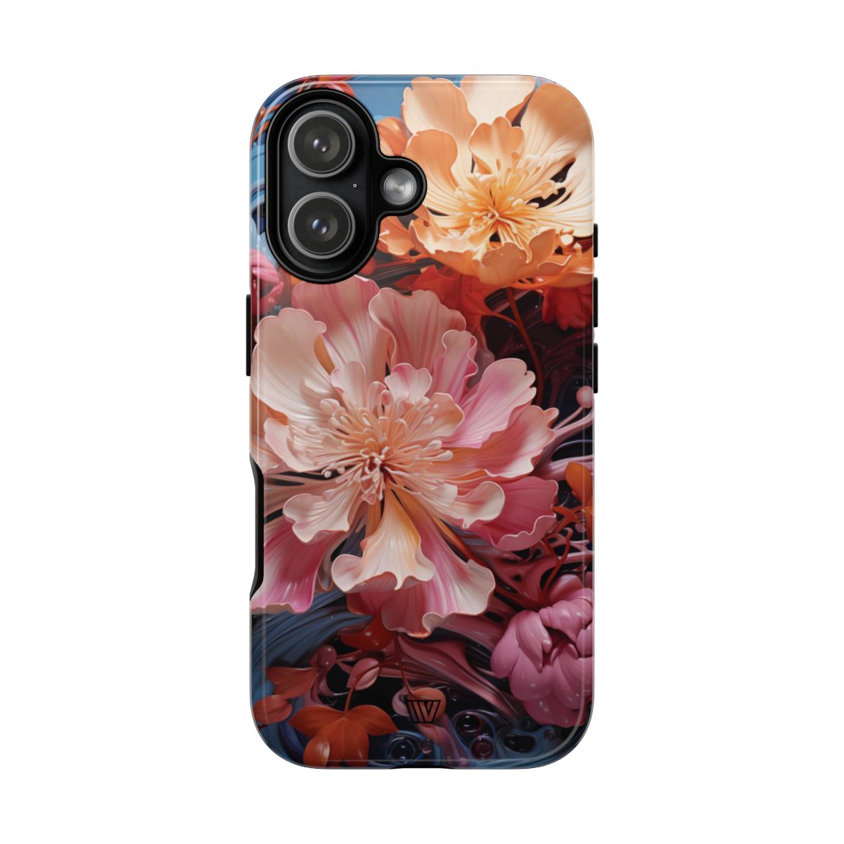 PAINT SWIRL FLOWERS | Tough Phone Case