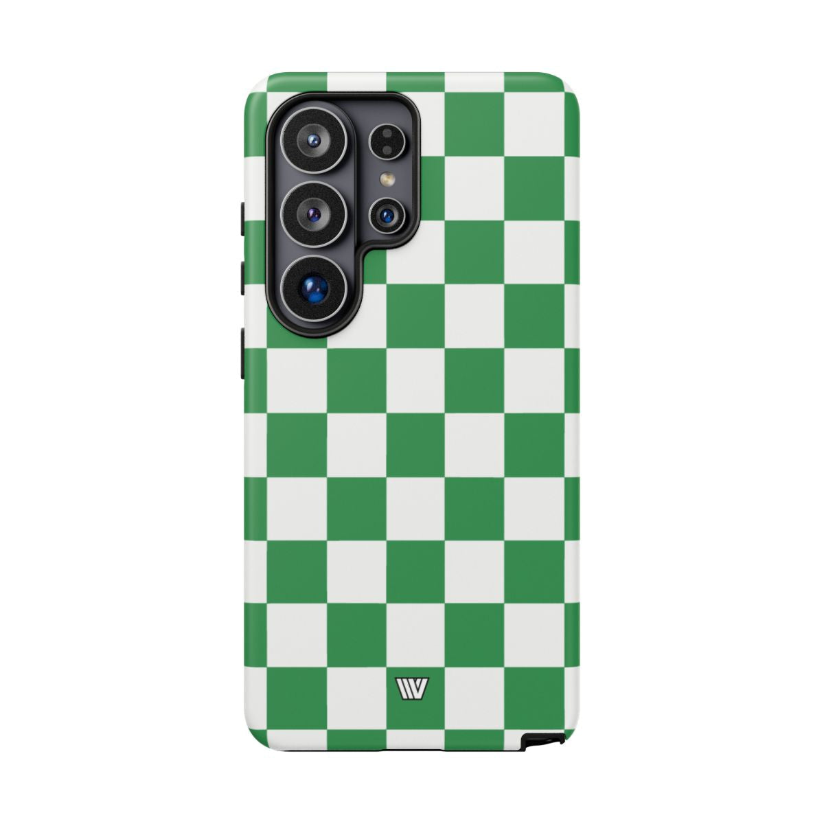 GREEN WHITE CHECKERBOARD | Tough Phone Case