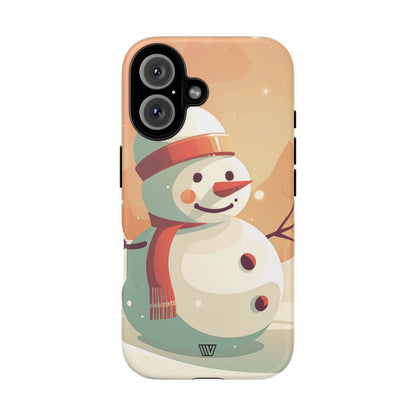 SUNSET SNOWMAN | Tough Phone Case